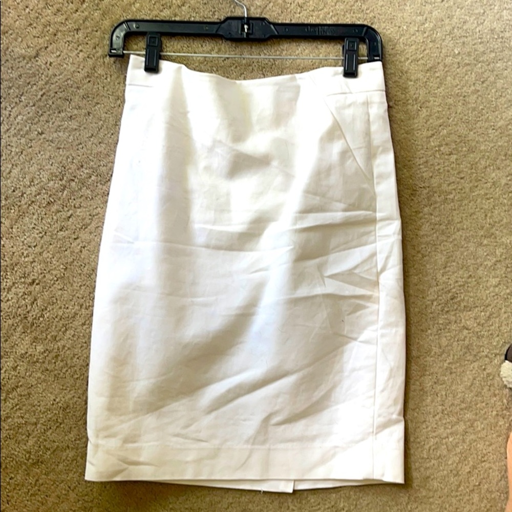 The Limited White Pencil Skirt